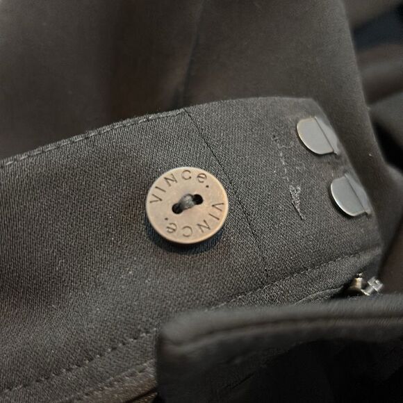 Vince Black Italian Fabric Dress Pants – Tailored Fit, Size 4 - Picture 10 of 15